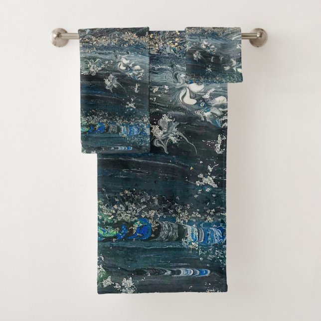 Sueños de la pintura abstracta del Océano 20, gris (In situ)