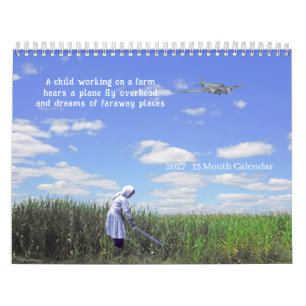 "Sueños de lugares lejanos" Calendario de 15 meses