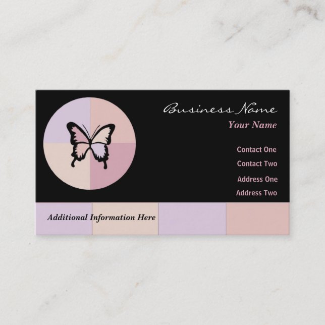 Sueños de mariposa $10 Tarjetas Punch (Anverso)