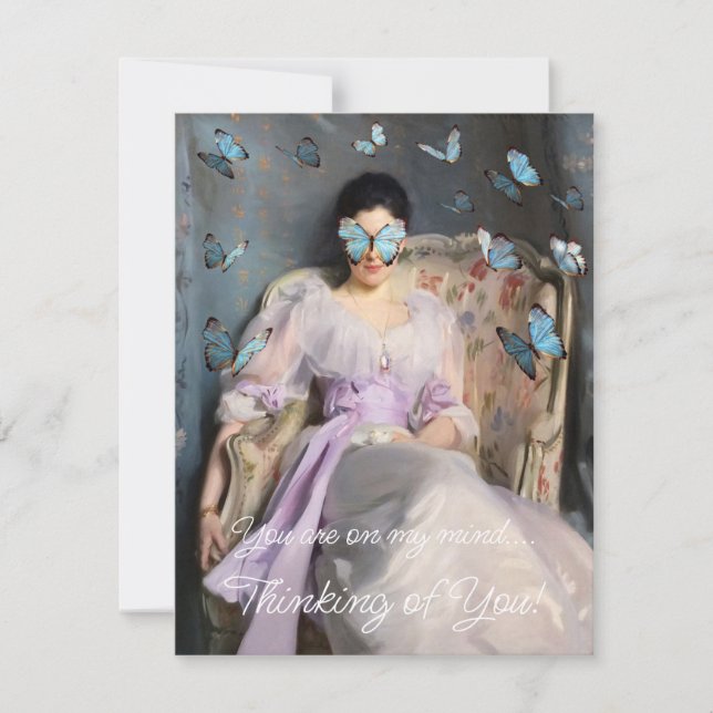 Sueños de mariposa pienso en ti (Anverso)