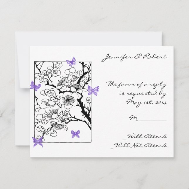 Sueños de mariposa: Tarjeta de respuesta violenta (Anverso)