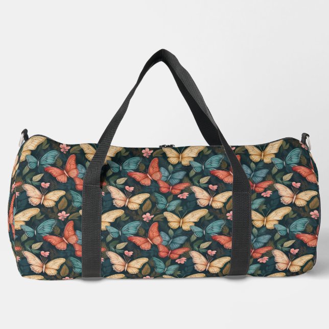 Sueños de mariposa Viajes Bolsa Duffel (Anverso)