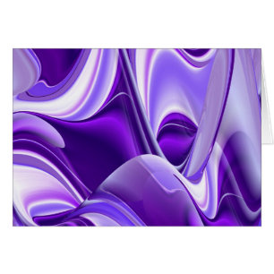 Sueños de nieve morada, arte abstracto de fantasía