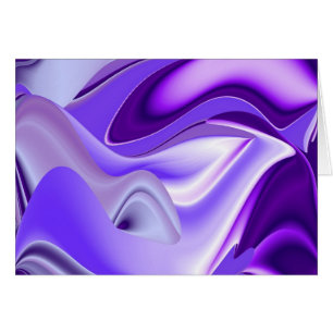 Sueños de nieve morada, arte abstracto de fantasía