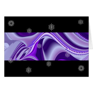 Sueños de nieve púrpura, arte arcoiris abstracto