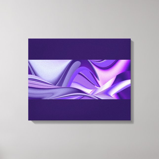 Sueños de nieve púrpura, arte de arcoiris abstract (Anverso)