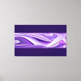 Sueños de nieve púrpura, arte de arcoiris abstract