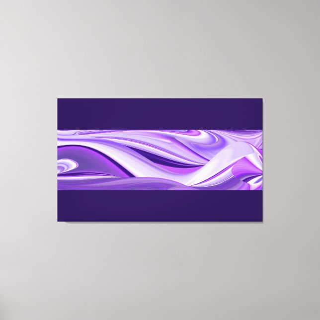 Sueños de nieve púrpura, arte de arcoiris abstract (Anverso)