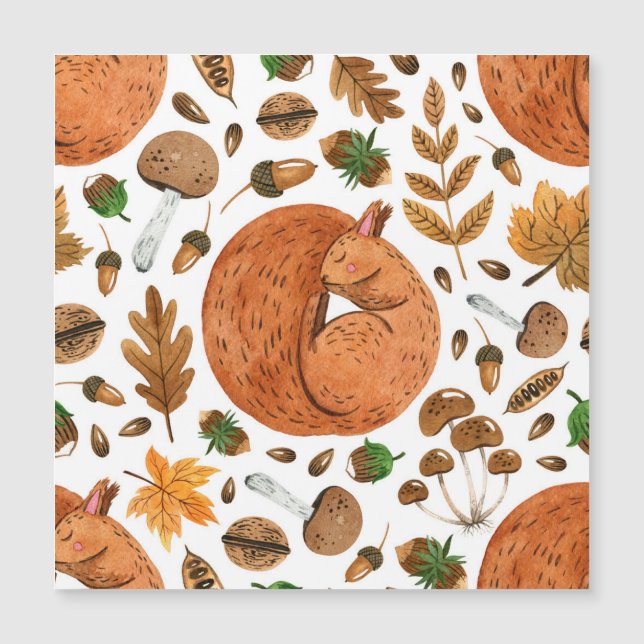 Sueños de otoño: El paraíso de las ardillas acuáti (Anverso)