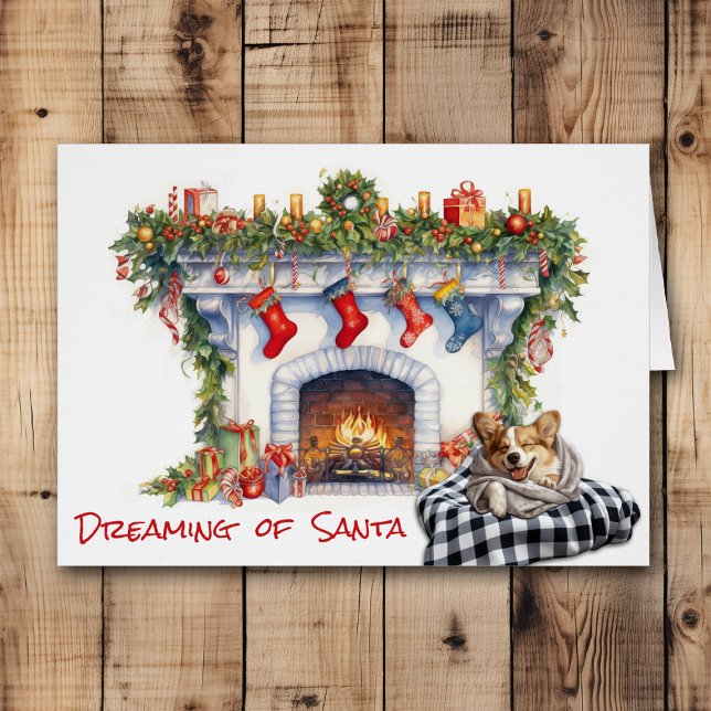 Sueños de perro de Corgi de Santa Navidades (Subido por el creador)