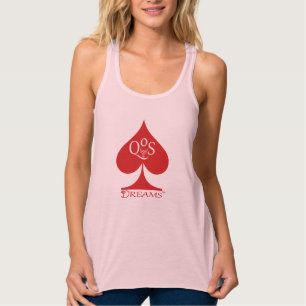Sueños de QoS de Queen of Spades Tank Top Pink Vix