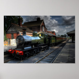 Sueños de tren: arte nostálgico del ferrocarril