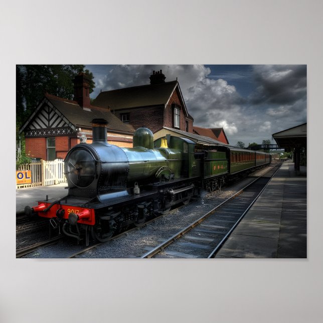 Sueños de tren: arte nostálgico del ferrocarril (Frente)