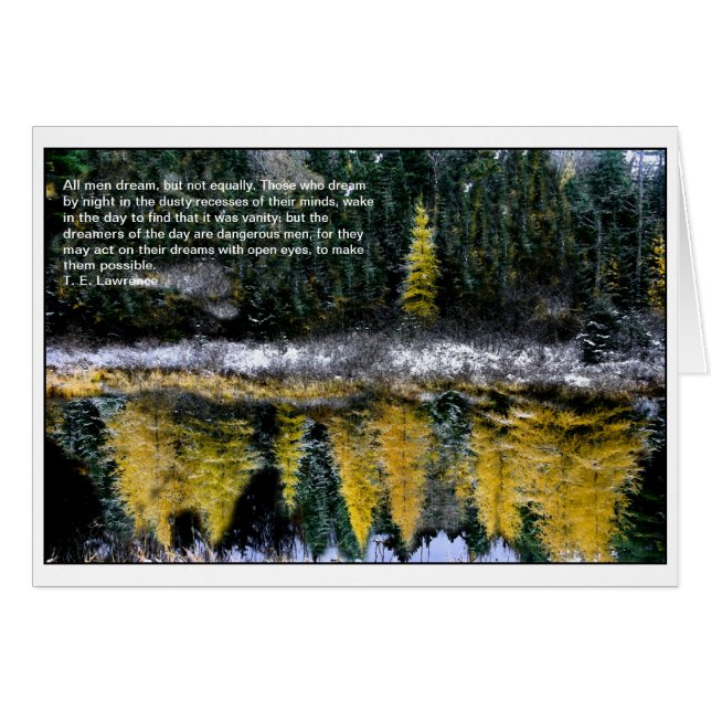 Sueños de un joven Tamarack (Anverso (Horizontal))