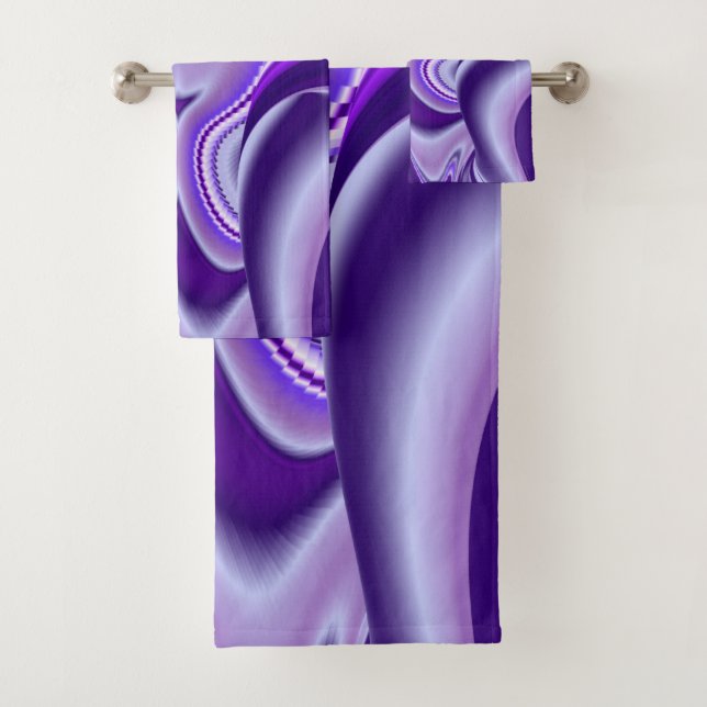 Sueños del arcoiris de flores moradas (In situ)