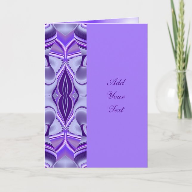 Sueños del arcoiris de flores moradas (Anverso)