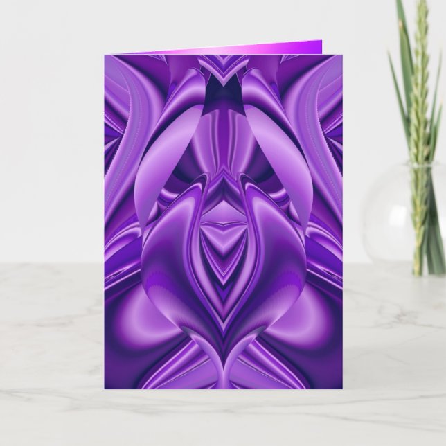 Sueños del arcoiris de flores moradas (Anverso)