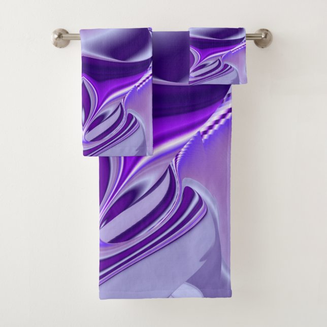 Sueños del arcoiris de flores moradas (In situ)