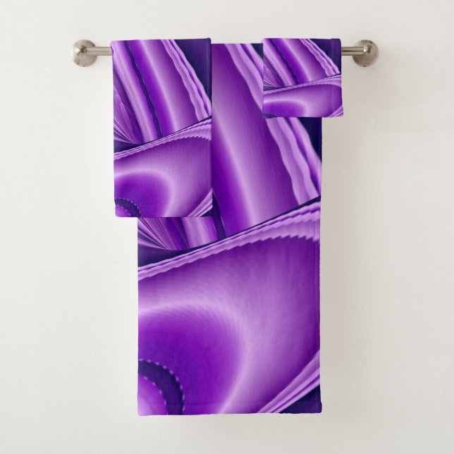 Sueños del arcoiris de flores moradas (In situ)