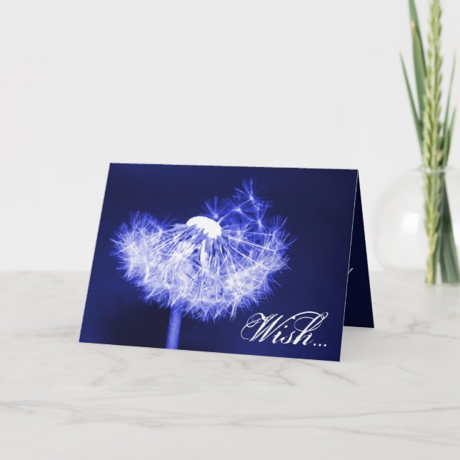 Sueños del diente de león: Tarjeta inspiradora (Anverso)