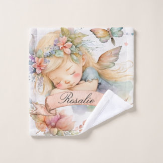 Sueños dulces florales caprichosos niña hada durmi