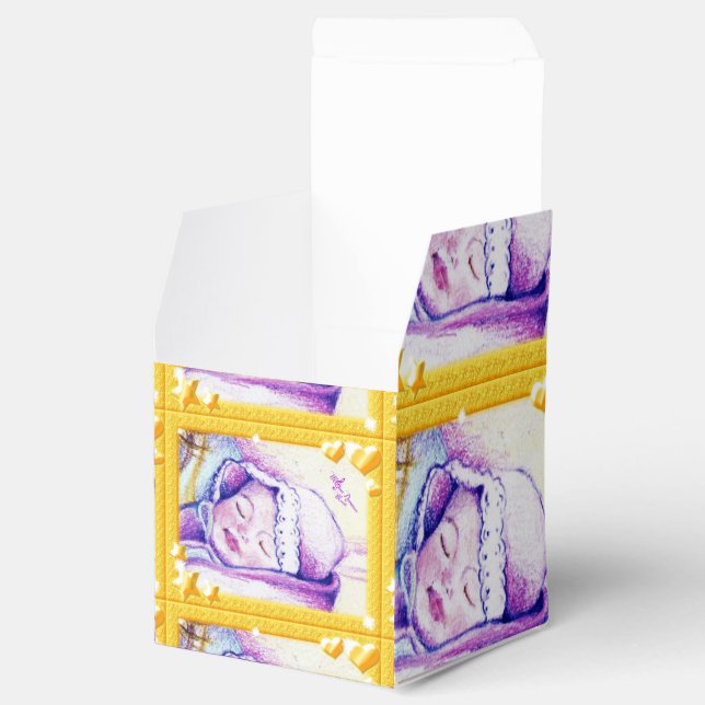 Sueños dulces Personalizable bebé Caja de Favor Cl (Abierto)