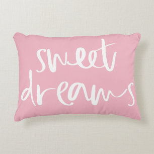 Sueños dulces rosados con almohada de papel