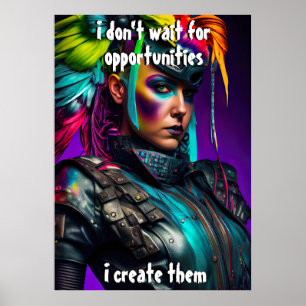 Sueños Funky - Chica Jefe Arte Feminista Oscuro