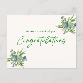 Sueños logrados: Tarjeta de graduación