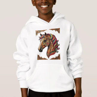 Sueños mágicos unicornio sudadera encapuchada