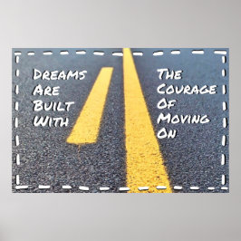 "Sueños" Poster de arte en pared positivo