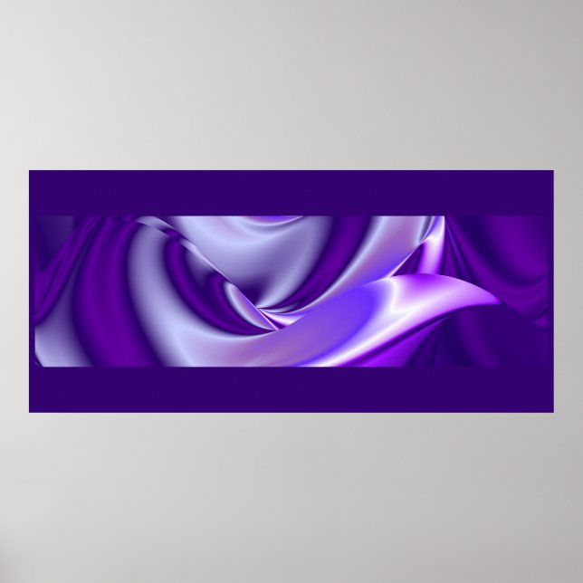 Sueños púrpura, arte de arcoiris abstracto (Frente)