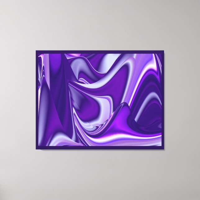 Sueños púrpura, arte de arcoiris abstracto (Anverso)