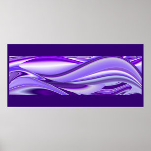 Sueños púrpura, arte de arcoiris abstracto