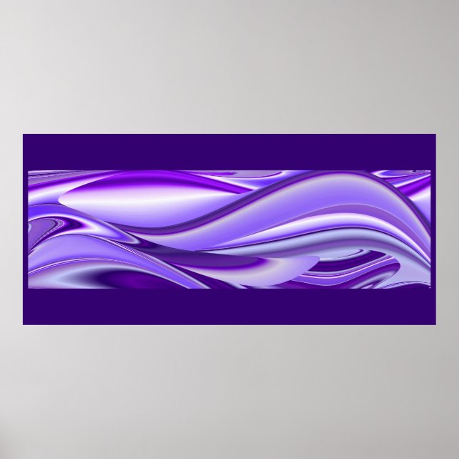 Sueños púrpura, arte de arcoiris abstracto (Frente)