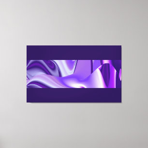 Sueños púrpura, arte de arcoiris abstracto