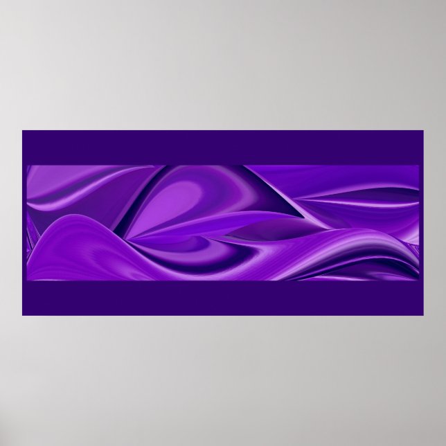 Sueños púrpura, arte de arcoiris abstracto (Frente)