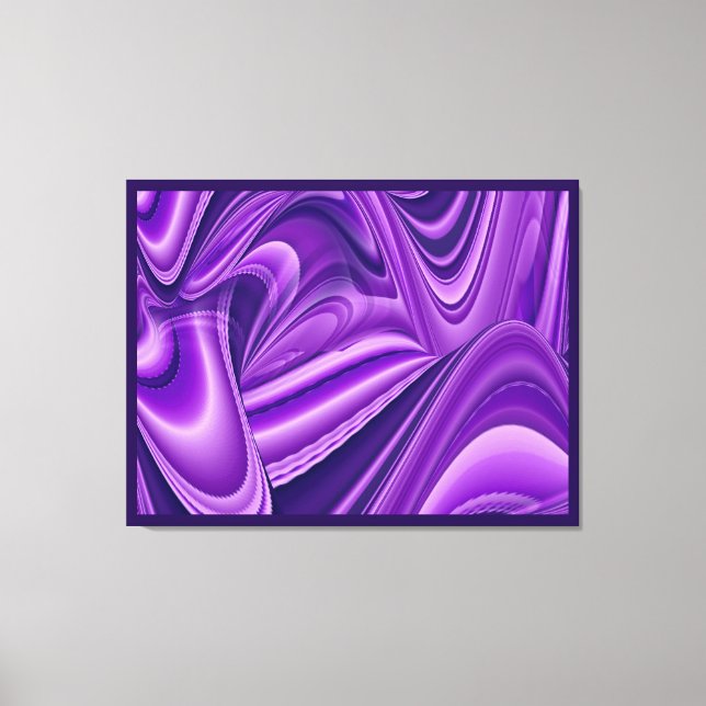 Sueños púrpura, arte de arcoiris abstracto (Anverso)