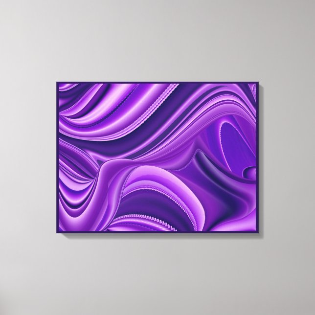 Sueños Púrpura, Arte de Fantasía Abstracta Arcoíri (Anverso)