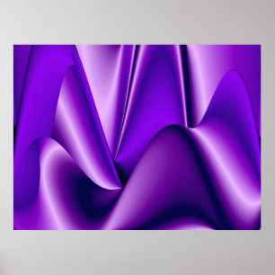 Sueños Púrpura, Arte de Fantasía Abstracta Arcoíri