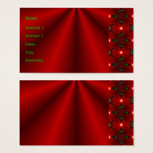 Sueños rojos (Anverso y reverso)