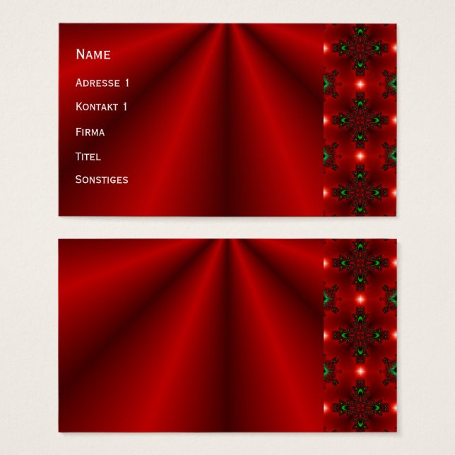 Sueños rojos (Anverso y reverso)