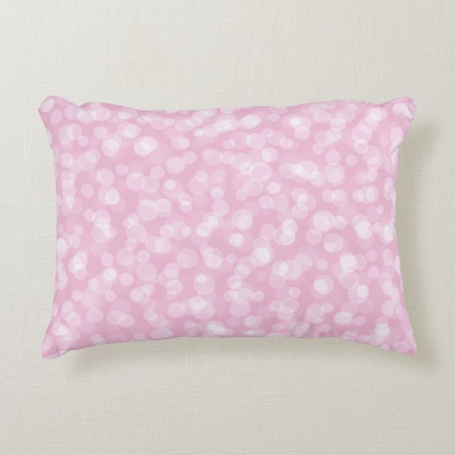 Sueños rosas almohadas giratorias Accent Pillow (Anverso)