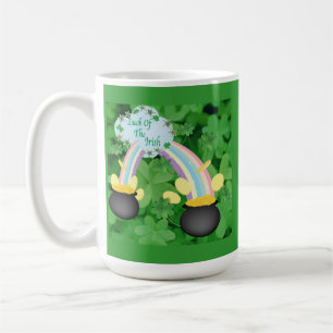 Suerte de la taza del café irlandés