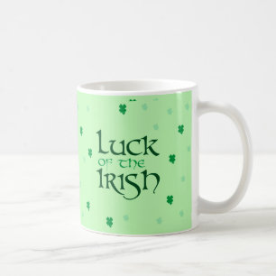 Suerte de la taza del café irlandés