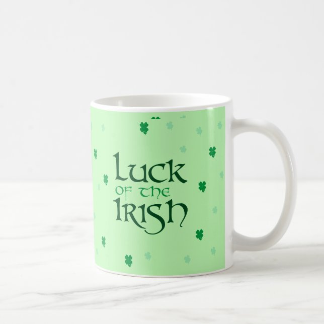 Suerte de la taza del café irlandés (Derecha)