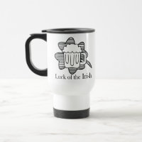 Suerte de la taza irlandesa del viaje