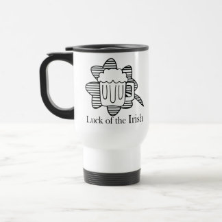 Suerte de la taza irlandesa del viaje