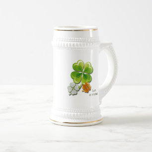 Suerte de las tazas de cerveza del regalo del día