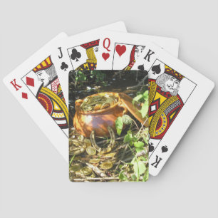 "¡Suerte de los irlandeses!" Cartas de póquer